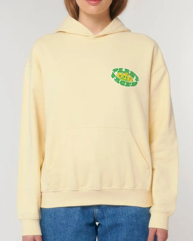 No Animals Consumed Club Deluxe Organic Box Hoodie - Buttermylk