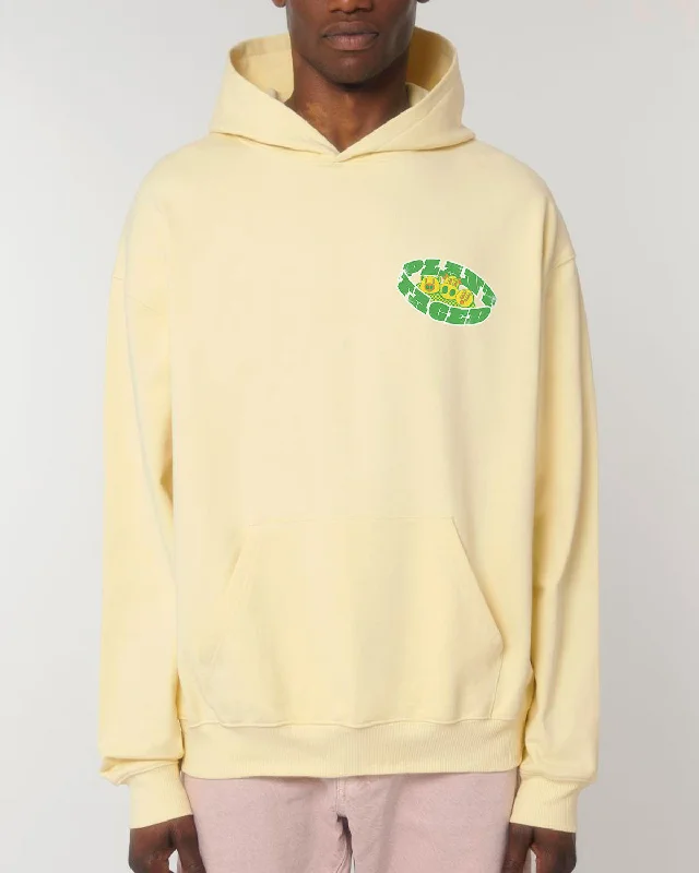 No Animals Consumed Club Deluxe Organic Box Hoodie - Buttermylk