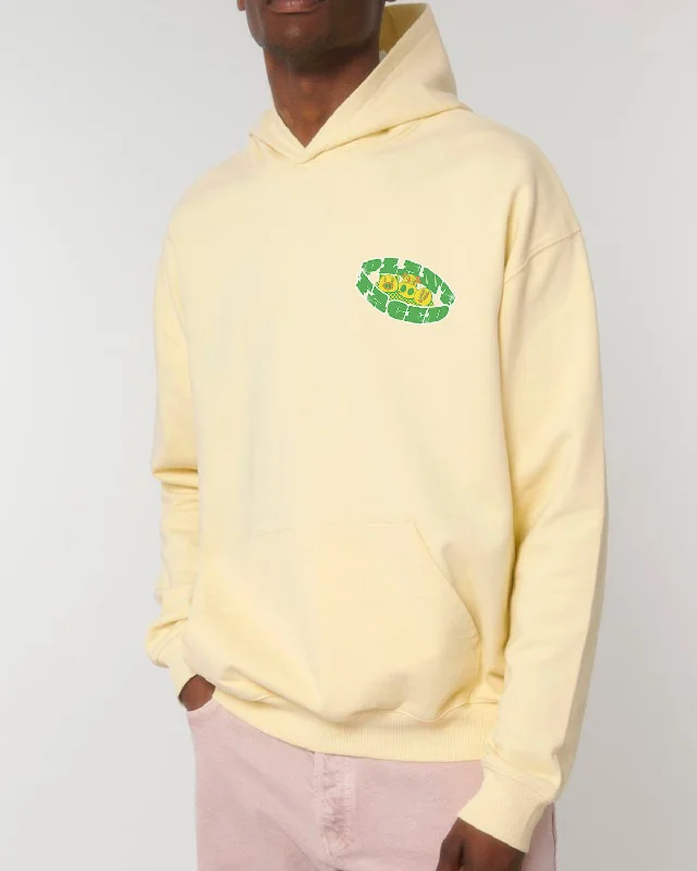 No Animals Consumed Club Deluxe Organic Box Hoodie - Buttermylk