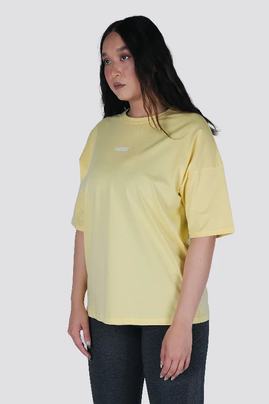 Placid Oversized T-Shirt - Yellow