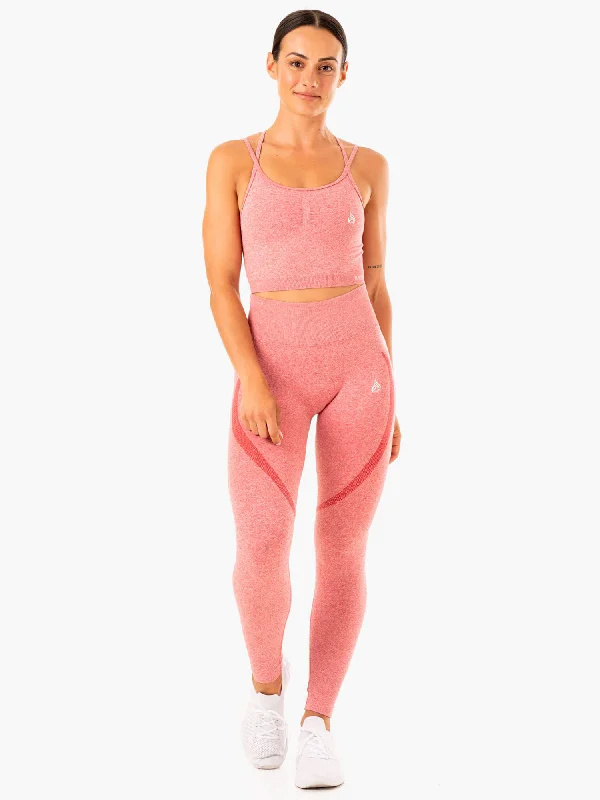 Sculpt Seamless Tank - Pink Marl