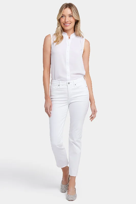 Sheri Slim Ankle Jeans - Optic White