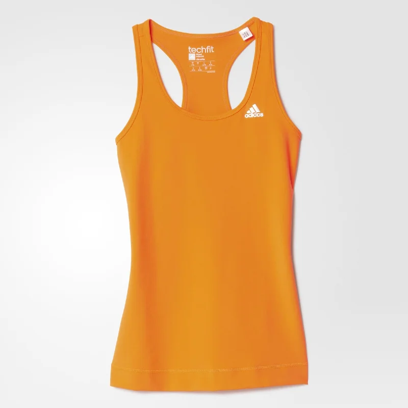 WOMEN TRAINING TECHFIT TANK TOP ORANGE