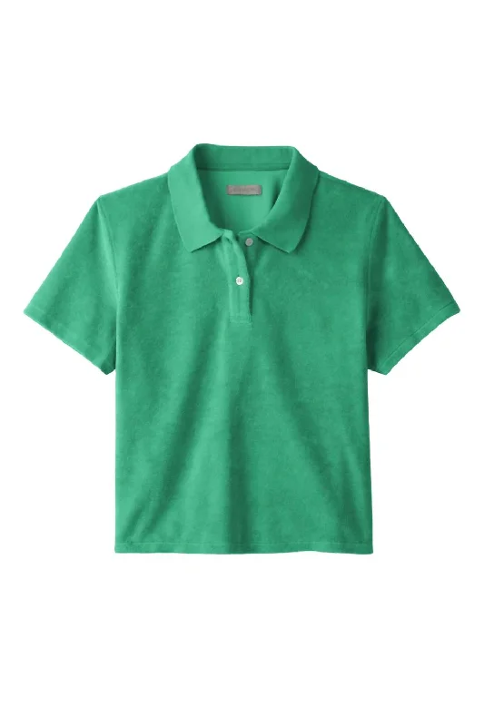 Women's Rewind Polo Shirt In Bright Green